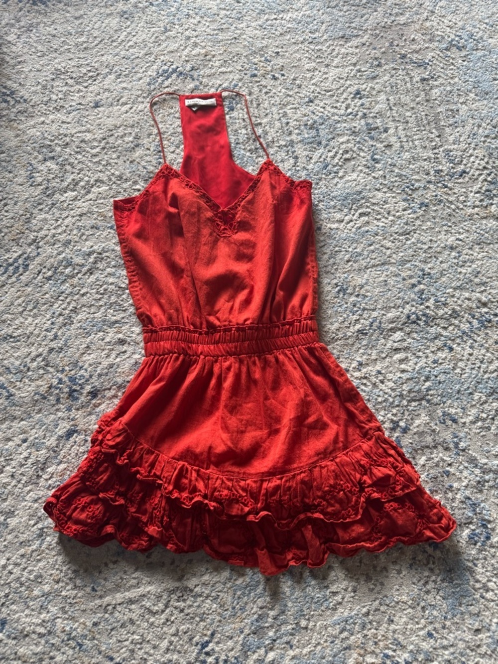 Karina Grimaldi Lucia Embellished Mini Dress in Cherry XS - Picture 4 of 7